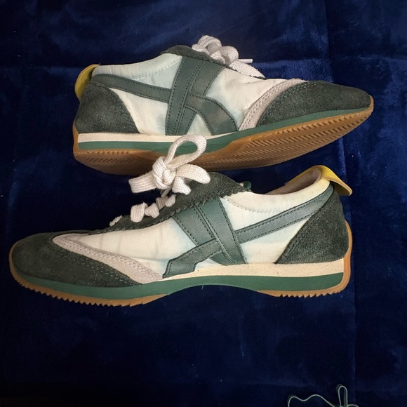 Tory Burch Green and White Sneakers Sz 6 - Picture 6 of 7